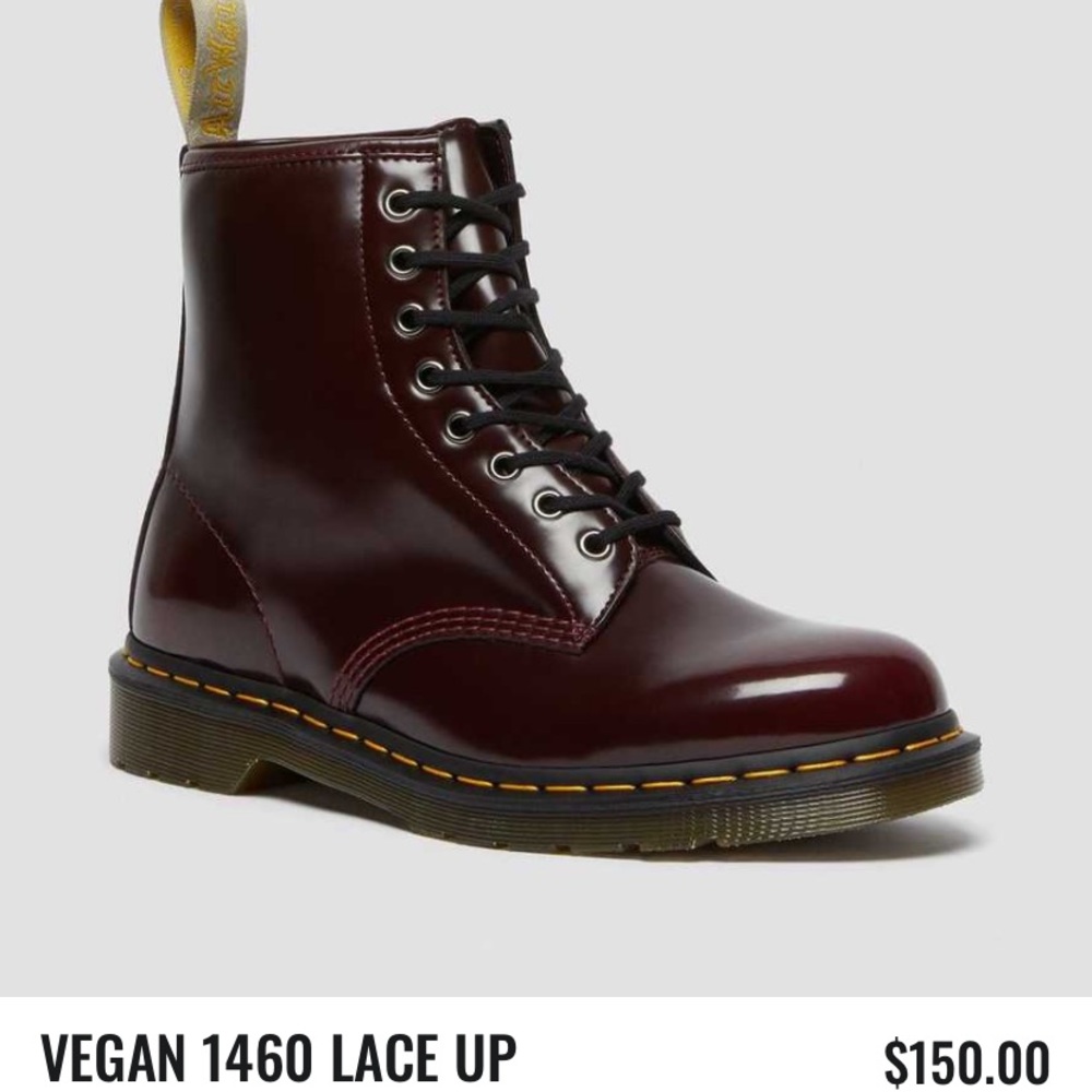 Vegan 1460 lace up Doc Martens